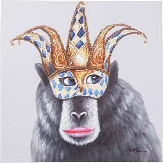 Bild Touched Carnival Monkey 70x70cm