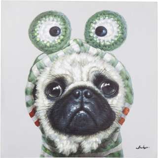 Bild Touched Frog Dog 70x70cm