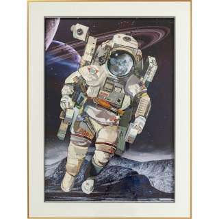 Bild Frame Art Astronaut 100x75cm