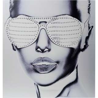 Bild Alu Cool Girl 120x120cm