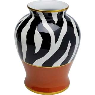 Vase Zebra Ornament 38cm