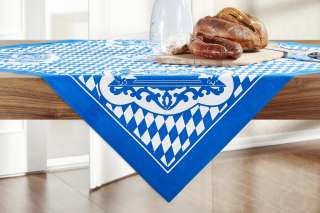 Tischdecke  Bayern ¦ blau ¦ 100% Polyester ¦ Maße (cm): B: 100 Heimtextilien > Tischwäsche > Tischdecken - Höffner