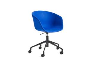 HAY - About a Chair AAC 53 - Kvadrat Divina 756 - Gestell schwarz - indoor