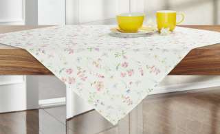 Mitteldecke  Wiesenblumen ¦ creme ¦ 100% Polyester ¦ Maße (cm): B: 85 Heimtextilien > Tischwäsche > Tischdecken - Höffner