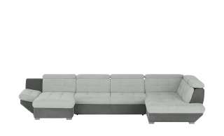 uno Wohnlandschaft  Etermity II ¦ grau ¦ Maße (cm): B: 383 H: 80 T: 228 Polstermöbel > Sofas > Schlafsofas - Höffner