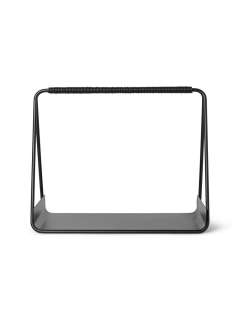 ferm LIVING - Port Wood Basket - schwarz - indoor