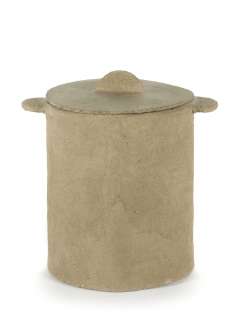 Serax - Marie Papier Mache Korb + Deckel - beige - indoor