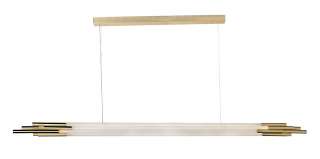 DCW éditions - Org Pendelleuchte - gold - 200 - horizontal - indoor