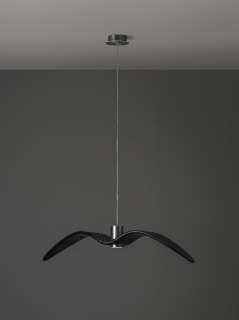 Brokis - Night Birds Pendelleuchte - rauchgrau - Vogel 2 - indoor