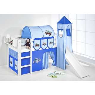 home24 Spielbett JELLE Trecker Blau