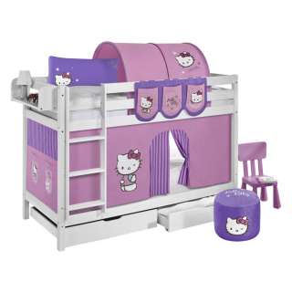 home24 Etagenbett JELLE Hello Kitty Lila