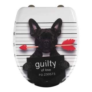 home24 Premium WC-Sitz Guilty Dog