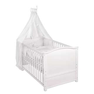 home24 Babybett-Set Fox & Bunny (4-teilig)