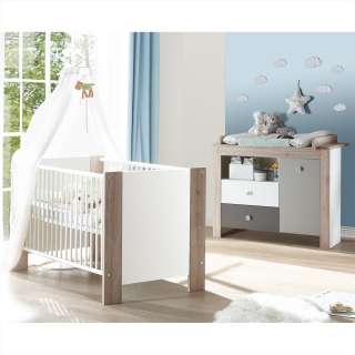 home24 Babyzimmer-Set Bea III (2-teilig)