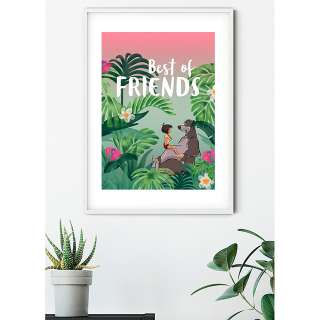 home24 Wandbild Jungle Book Best of Friends