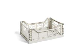 HAY - Colour Crate Korb - light grey - M - indoor