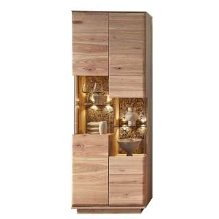 Wohnzimmerschrank mit Glastüren in modernem Design 75 cm breit