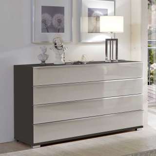 Kommode Sideboard in Braun und Hellgrau