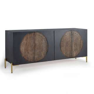 Sideboard Kommode mit Mandala Motiv geschnitzt