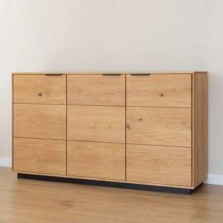 Sideboard Kommode auf Sockel mit Massivholz Türen