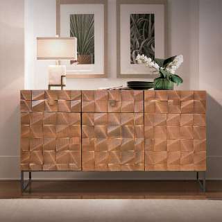 Sideboard Kommode aus Mangobaum Massivholz 3 türig