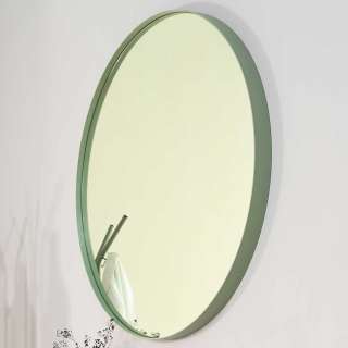 Wandspiegel Spiegel in runder Form mit Metallrahmen